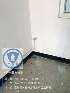 泰州漏水檢測案例